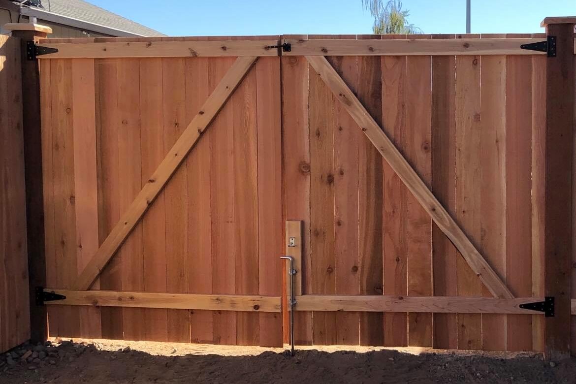 Washington Fencing & Construction - Wooden Gate